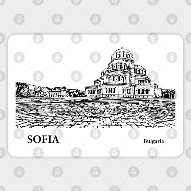 Sofia - Bulgaria Magnet by Lakeric